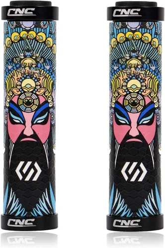 Vista 11 de Chooee - Puños de bicicleta de silicona, puños de manillar de gel de sílice con bloqueo para bicicleta de montaña MTB
