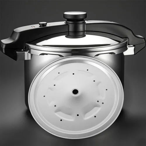 Vista 2 de Piezas de repuesto para olla a presión eléctrica, placa interior de aluminio y tapa de anillo de sellado de 9.64 pulgadas para estufa y olla a