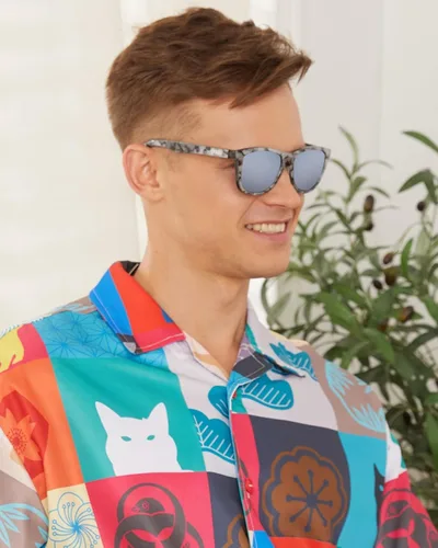 Vista 6 de EPHIU Lentes de sol polarizados para hombres y mujeres, lentes de espejo unisex para correr, senderismo, ciclismo, sin rebote, sin deslizamiento