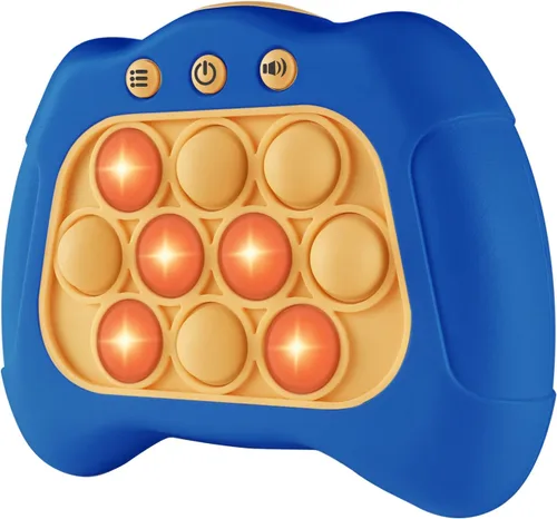 Vista 13 de Intoypad Pop The Target! Máquina de juego de mano de empuje de velocidad: un divertido juego multijugador para la familia. Juguete sensorial Fidget