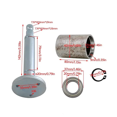 Vista 2 de Adaptador de soporte de volante para Go Kart Drift Trike