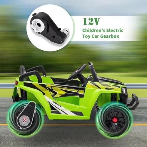 Vista 7 de Motor de ruedas motorizadas de 12 V, 40000 rpm, para niños, caja de cambios de automóvil, ruedas motorizadas, motor eléctrico, mejora, motocicleta