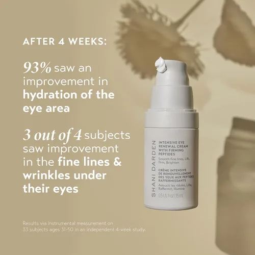Vista 4 de SHANI DARDEN Crema intensiva renovadora de ojos, crema hidratante debajo de los ojos para ojeras, líneas finas, arrugas y patas de gallo