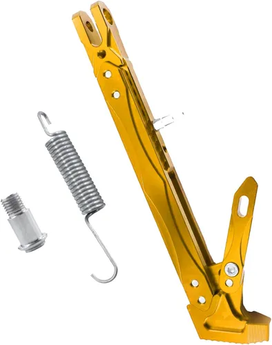 Vista 19 de Caballete universal para motocicleta con soporte lateral ajustable para pie, caballete de estacionamiento para motocicleta eléctrica, soporte