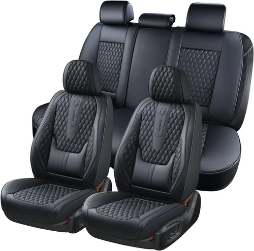 Vista 57 de Coverado Fundas de asiento delantero, fundas de asiento delantero de automóvil, fundas de asiento de piel de napa para automóviles, fundas