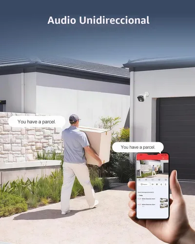 Vista 5 de Anpviz Cámara IP Bullet PoE de 5MP para exteriores, cámara de seguridad