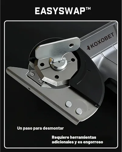 Vista 6 de Tijeras eléctricas de cartón con luz LED, batería recargable de 2600 mAh, motor sin escobillas, hoja de acero de tungsteno, corta tela, cuero