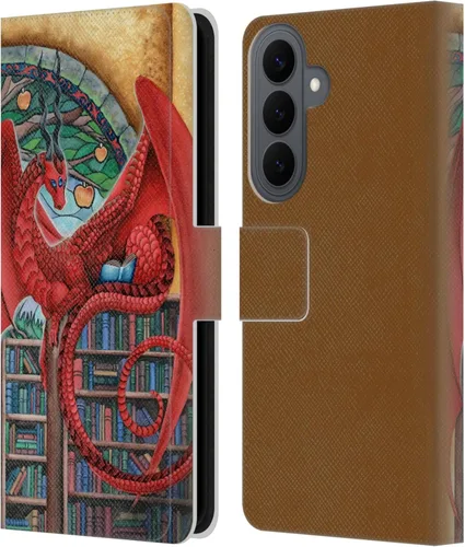 Vista 195 de Head Case Designs Officially Licensed Carla Morrow Galactic Entrancement Dragons Leather Wallet Case Compatible with Samsung Galaxy A07 4G