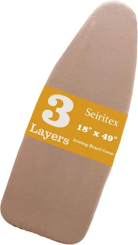 Vista 35 de Seiritex Funda para tabla de planchar de 12 x 32 pulgadas, se adapta a la tabla de planchar reflectante al calor, acolchado grueso con bordes