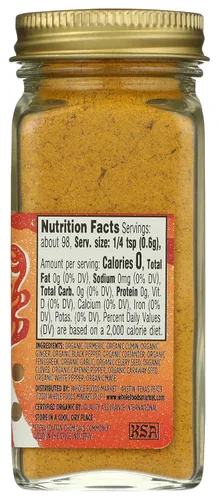 Vista 5 de Whole Foods Market, Condimento orgánico de curry Muchi, 2.08 onzas