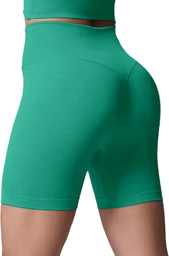 Vista 37 de Aoxjox Pantalones cortos Metamorph Deep V de 6" Azul (Cascade Blue)