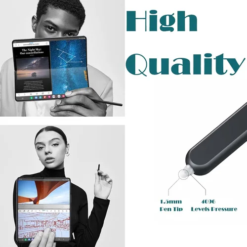 Vista 5 de Galaxy Z Fold 6/5 S Pen Fold Edition para Samsung Galaxy Z Fold 6/5 5G Slim S Pen Galaxy Z Fold 5 Stylus Pen compatible con Samsung Galaxy Z Fold 6