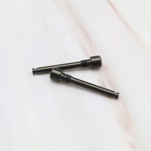 Vista 7 de Sing F LTD - 2 pernos de titanio M4 para pastillas de freno de disco de bicicleta, insertos de pasador roscado, pasador de pasador de disco