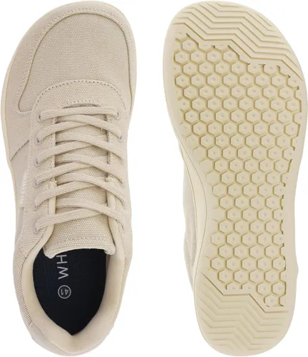 Vista 5 de WHITIN Men's Wide Barefoot Shoes Canvas Minimalist Sneakers Zero Drop Sole
