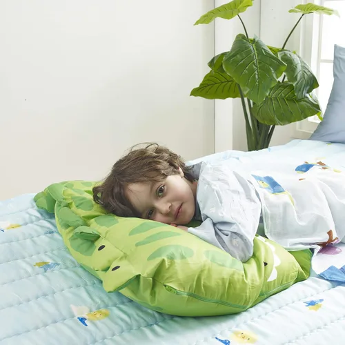 Vista 5 de The Original Milo & Gabby - Funda de almohada para niños, Albert el cocodrilo, funda de almohada para mascotas para niños Alberto el cocodrilo