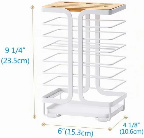Vista 7 de Poeland Organizador de almacenamiento para cuchillos de cocina