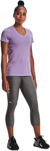 Vista 5 de Under Armour Tech - Camiseta de manga corta con cuello en V para mujer