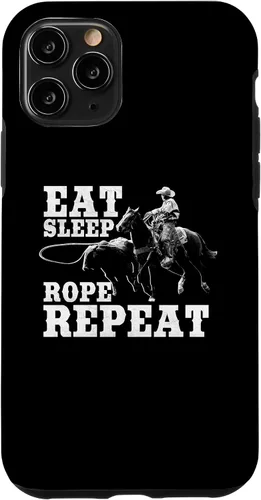 Vista 29 de Team Roping Funny Rodeo Cowboy Cowgirl Horse Riding Roper Case for iPhone 17