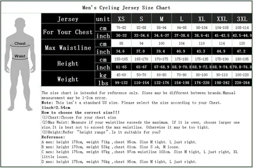 Vista 3 de Maillot de ciclismo para hombre MTB Road Bike Ropa de verano de manga corta Pro transpirable Ciclismo Tops Chaquetas