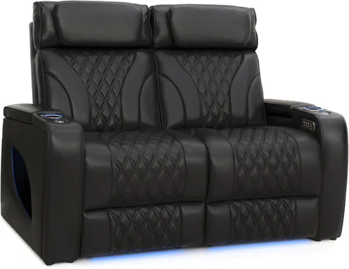 Vista 44 de Seatcraft Luminis LT - Asiento de cine en casa, reclinable, color rojo