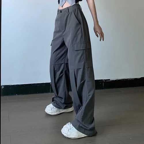 Vista 7 de high Waist Blues Tops Trousers Cotton Fashion Dresses Summer Coat Jeans Women Denim Korean Casual Pants Black