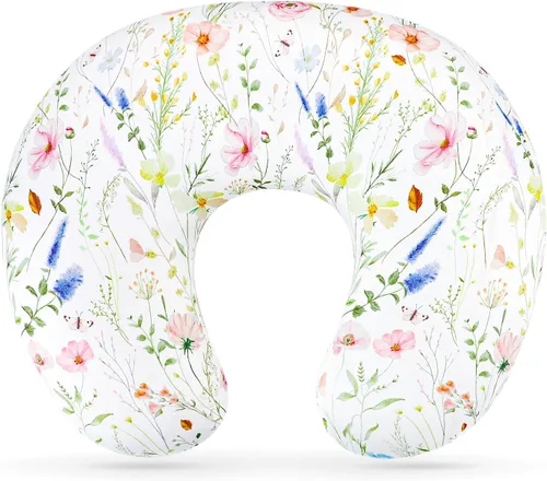 Vista 8 de Funda de almohada de lactancia, funda de almohada de lactancia para bebés, niñas y niños, suave y transpirable, dinosaurio azul (solo funda)
