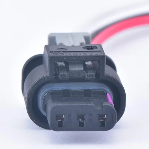 Vista 5 de 3 Pin PDC Sensor de estacionamiento Plug Auto Conector para Golf Passat A1 A3 A4 A6 A7 Q5 Q7 R8 4F0973703 1718653-1
