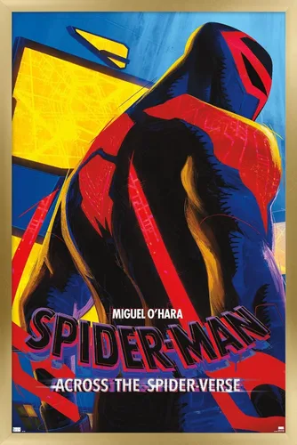 Vista 14 de Marvel Spider-Man: Across The Spider-Verse - Póster de pared de una hoja de Miguel O'Hara, 22.4 pulgadas de largo x 14.7 pulgadas de ancho, versión