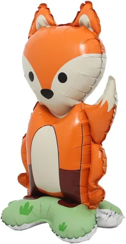Vista 28 de Selfstand Globos de Papel de Aluminio 3D de Animales Zorro Koala León Elefante Panda Vaca Conejo Dinosaurio Triceratops, Estegosaurio, Pelota