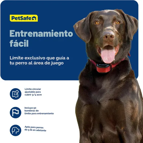 Vista 4 de PetSafe Stay & Play - Valla inalámbrica para 2 perros obstinados - Sistema inalámbrico de contención de mascotas más seguro de Estados Unidos