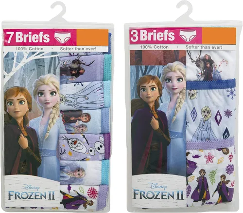 Vista 4 de Disney Frozen Girls Panty Multipacks