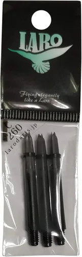 Vista 24 de L-style Laro Locked Dart Shafts – Lightweight Plastic Shafts for Soft Tip & Steel Tip Darts Claro