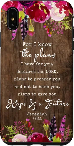 Vista 11 de for I Know The Plans I Have for You - Funda cristiana para iPhone 17 de Jeremías 29:11