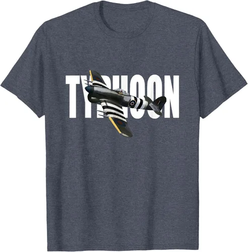 Vista 99 de RAF Hawker Typhoon WW2 Fighter Aircraft T-Shirt