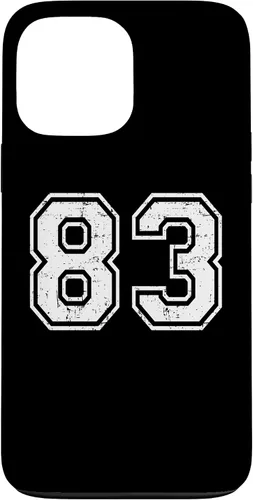 Vista 24 de 83 Number Eighty-Three Team Sports Grunge Varsity Matching Case for iPhone 16