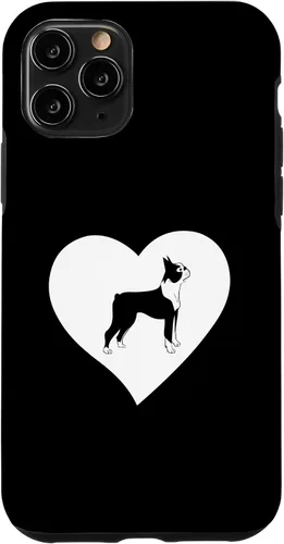 Vista 29 de Boston Terrier Heart Funny Boston Bull Terrier Pet Dog Lover Case for iPhone 17