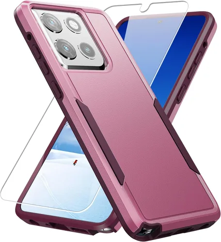 Vista 14 de Funda para Moto G Stylus 5G 2022, con Protector de Pantalla, [Probada contra Caídas de Grado Militar] Funda Protectora de Servicio Pesado Resistente