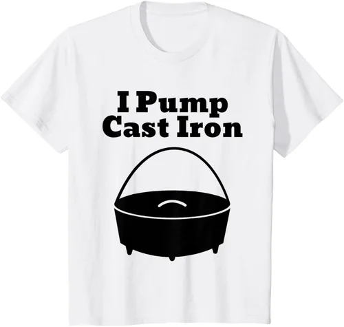 Vista 60 de I Pump - Camiseta de hierro fundido para cocinar al horno holandés