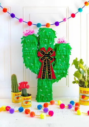 Vista 5 de Hying Arcos grandes de fiesta mexicana para corona, lazos de corona de fiesta mexicana, lazos de arpillera rojos y negros, lazos de burro del Cinco