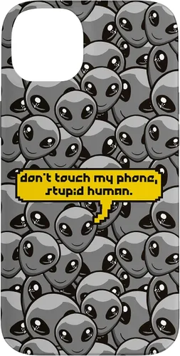 Vista 15 de Alien Dont Touch My Phone Stupid Human Funny Space Lover Case for iPhone 17