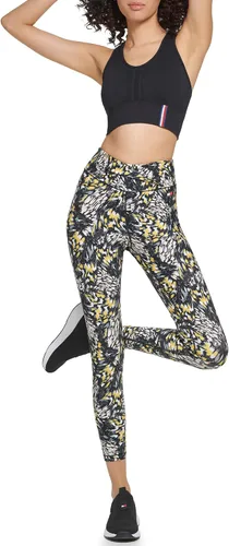 Vista 5 de Tommy Hilfiger Legging de longitud completa con estampado de guepardo de talle alto para mujer