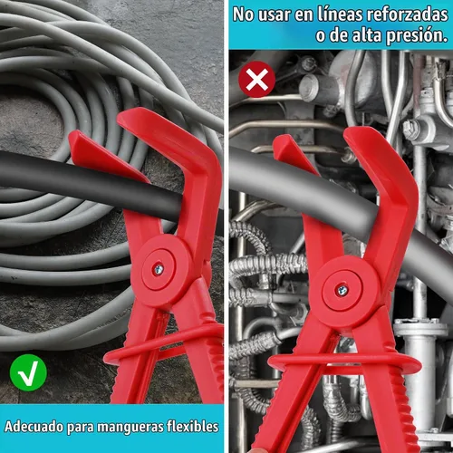 Vista 6 de DURATECH Alicates de abrazadera de manguera de 3 piezas, 90 alicates