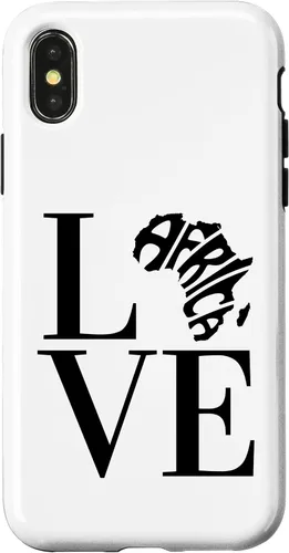 Vista 4 de iPhone 15 LOVE AFRICA, funda local del orgullo africano
