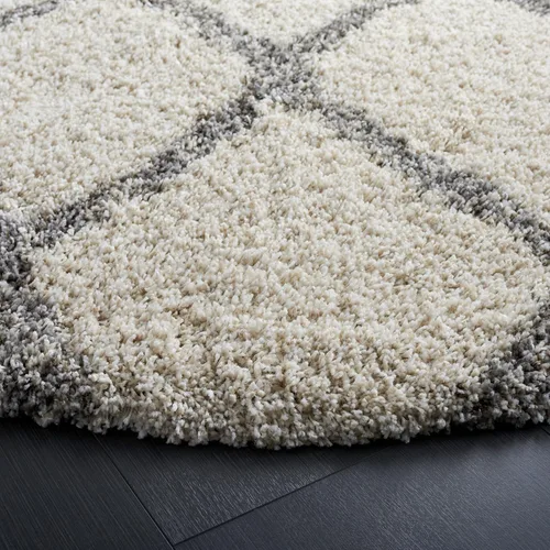Vista 3 de SAFAVIEH Hudson Shag Collection - Alfombra decorativa de 2 x 3 pies, diseño de enrejado, no desprende pelusa y de fácil cuidado, 2 pulgadas