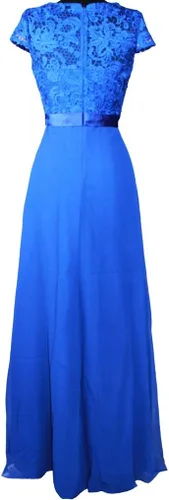 Vista 19 de Meier - Vestido para la madre de la novia con cuentas y manga larga.