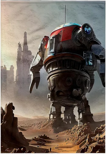 Vista 8 de 3dRose Giant Industrial Robot in Mars Desert on a Sunny Day Digital Art 22x30 Bath Hand Pool Towel