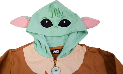 Vista 2 de STAR WARS The Mandalorian Baby Yoda - Sudadera con capucha para niños