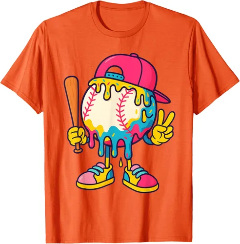 Vista 29 de Camiseta de béisbol Ice Cream Drip Youth Back To School Baseball Stuff