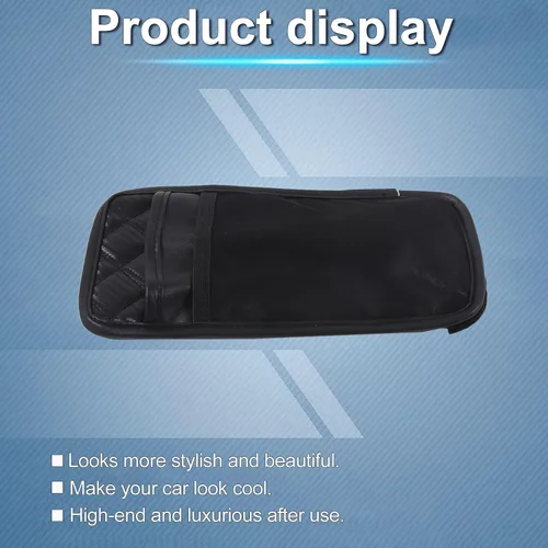 Vista 6 de Funda para reposabrazos de consola central compatible con Mazda MX-5 NC RF Miata 2016-2023, funda de cojín de cuero para reposabrazos de consola