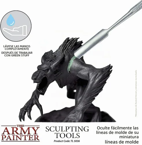 Vista 7 de The Army Painter, Herramientas de escultura, juego de tres herramientas
